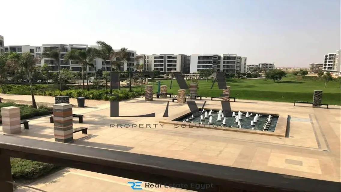 Apartment landscape view in Taj City compound