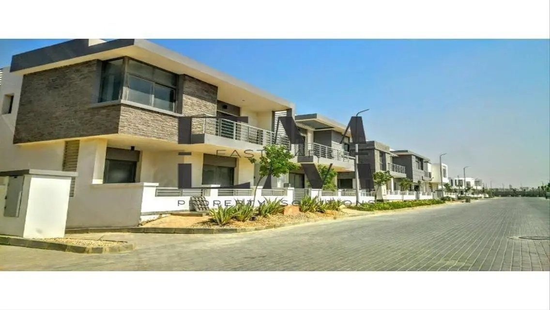 Apartment landscape view in Taj City compound