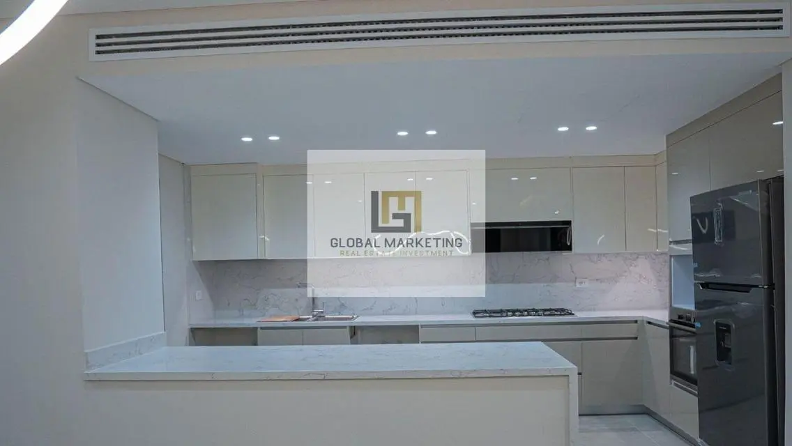 Semi furnished apartment with modern finishing