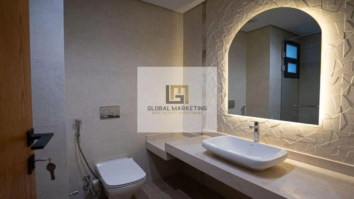 Semi furnished apartment with modern finishing