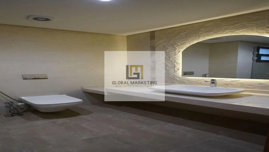 Semi furnished apartment with modern finishing