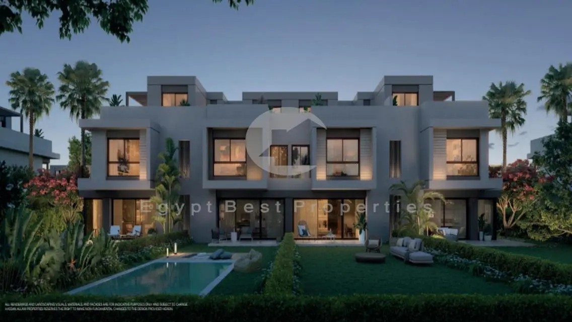 Own Villa For Sale In  Swan Lake West Hassan Allam