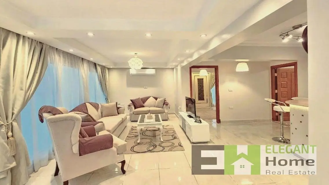 Furnished penthouse with roof 110m at Al Rehab