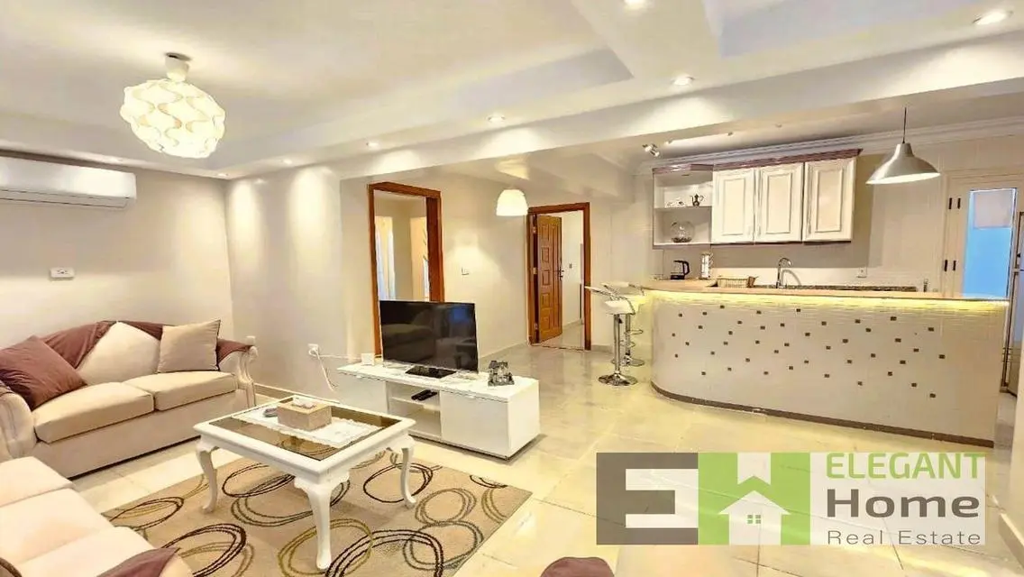 Furnished penthouse with roof 110m at Al Rehab