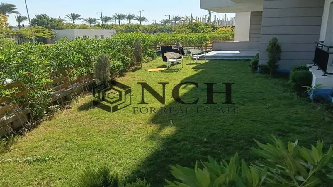شقة بجاردن 220 متر للايجار | فرش مودرن | اول سكن .