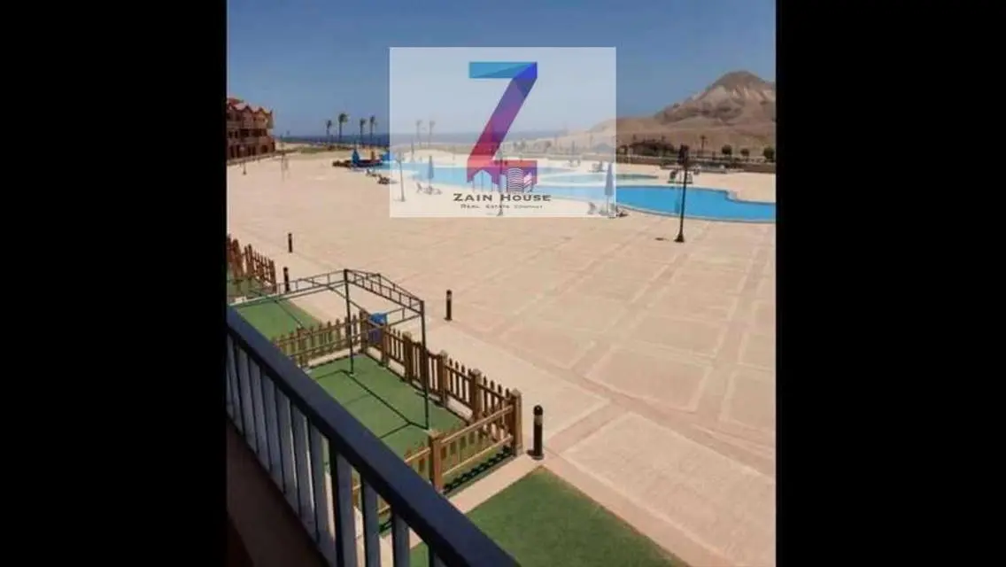 شاليه بورتو السخنة مرحلة هاوين عمارة 5 اول بلكونة