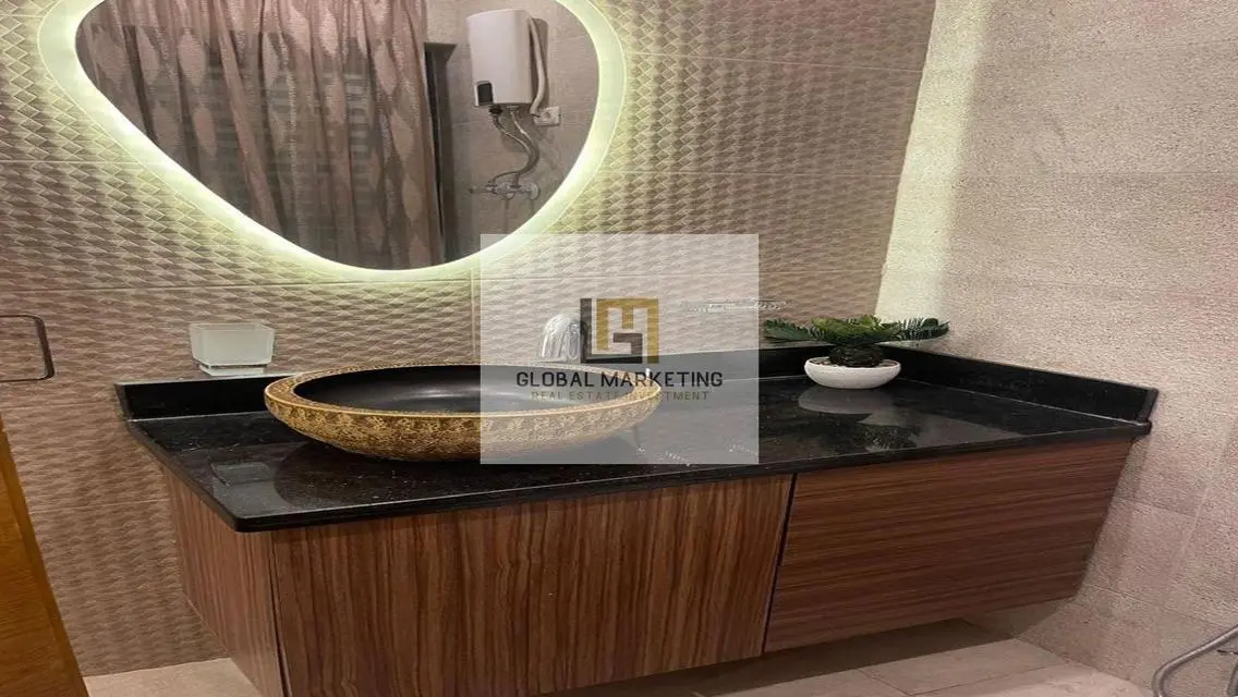 شقة ارضي بجاردن مفروشة ايجار في ليك فيو ريزيدينس