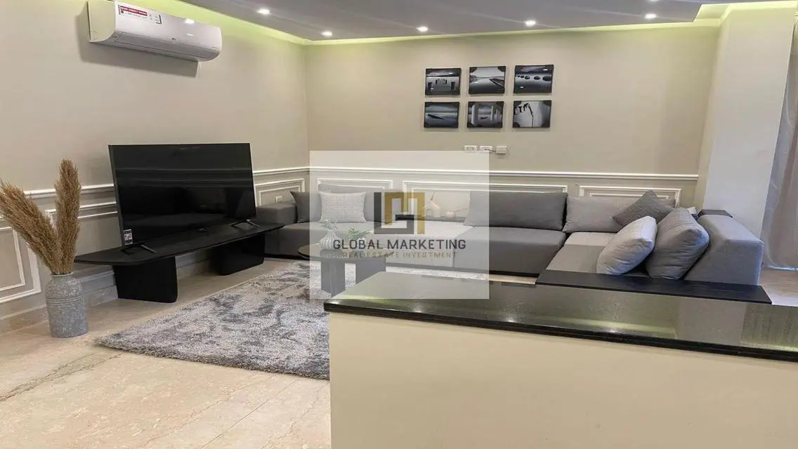 شقة ارضي بجاردن مفروشة ايجار في ليك فيو ريزيدينس