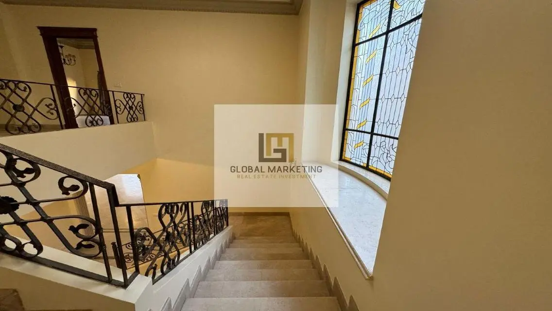 Semi-furnished villa for rent in Arabella Compound