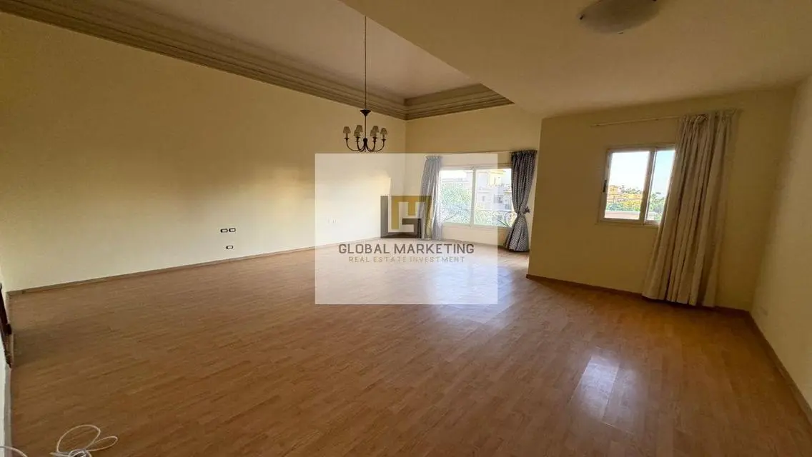 Semi-furnished villa for rent in Arabella Compound