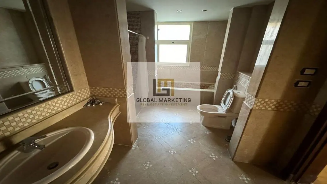 Semi-furnished villa for rent in Arabella Compound