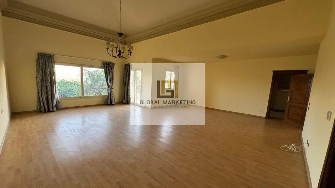 Semi-furnished villa for rent in Arabella Compound