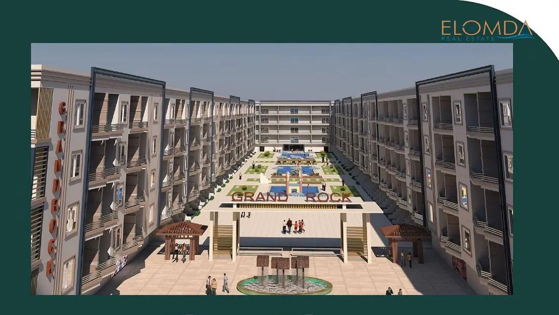 كمبوند Grand Rock على الممشى السياحى- تقسيط 4 سنين