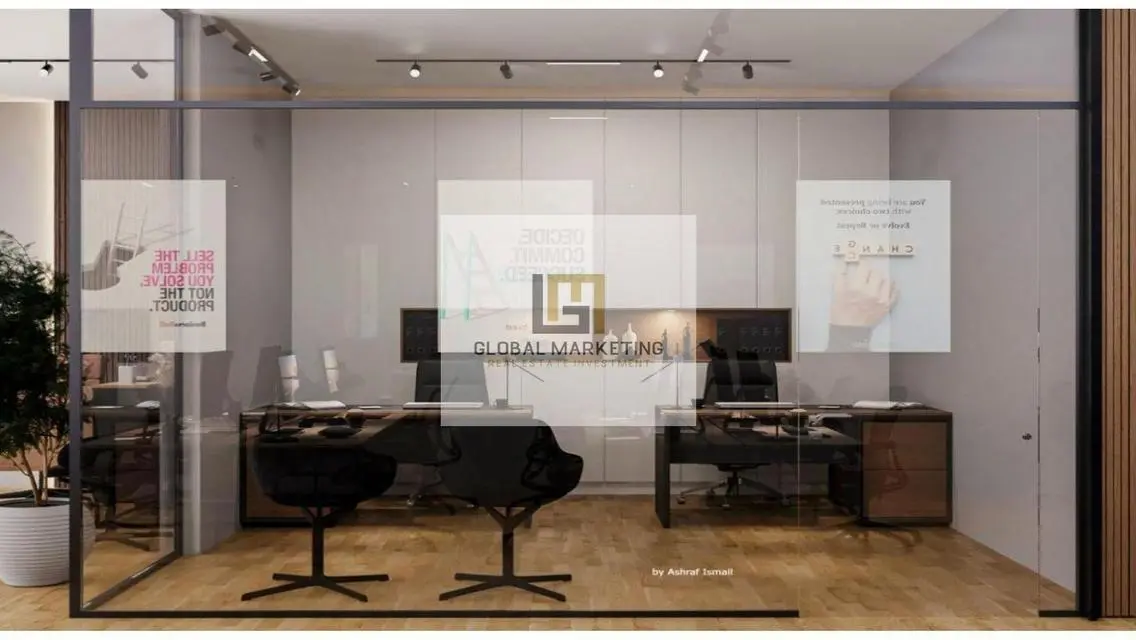 Finished Administrative Office for Rent 117m