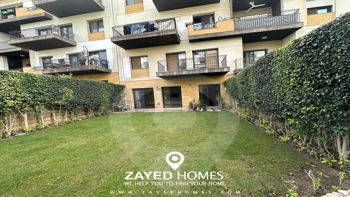 Luxurious Apartment in Sodic with Private Garden and Shared Pool