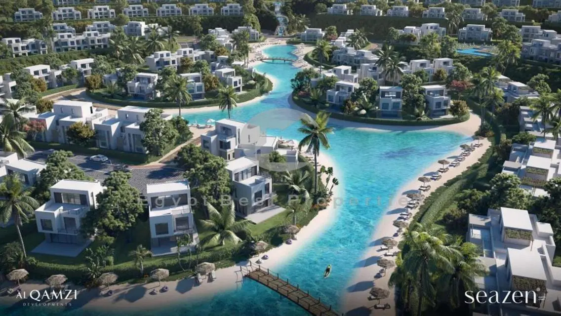 شاليه للبيع في سيزن الساحل متشطب بالتكيفات مقدم10%