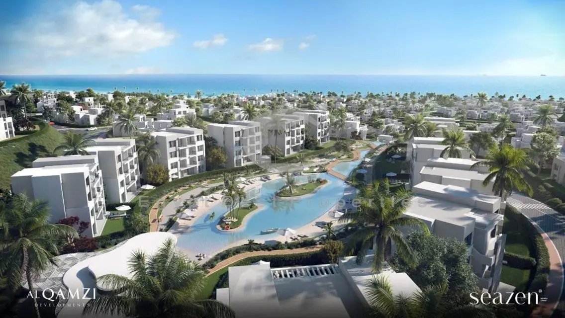 شاليه للبيع في سيزن الساحل متشطب بالتكيفات مقدم10%
