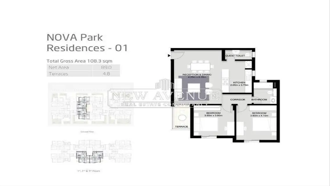 Apartment for sale in Vye Sodic installments