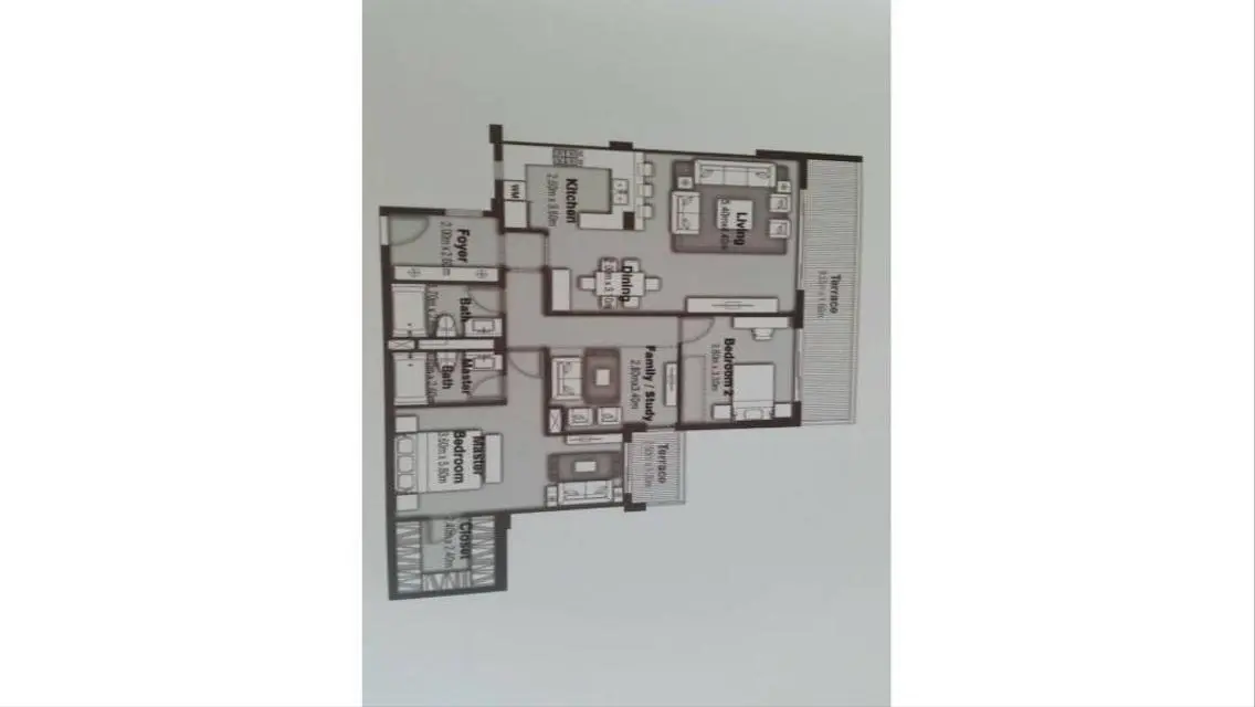 Semi furnished Apartment 170m sale Uptown Cairo