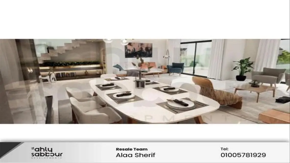 Apartment Fully Finished for sale delivery 2025