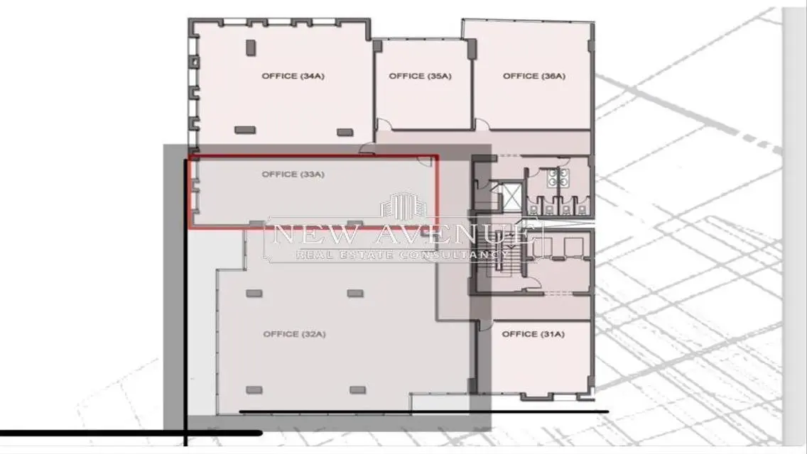 office for rent  488 sqm at cairo business park