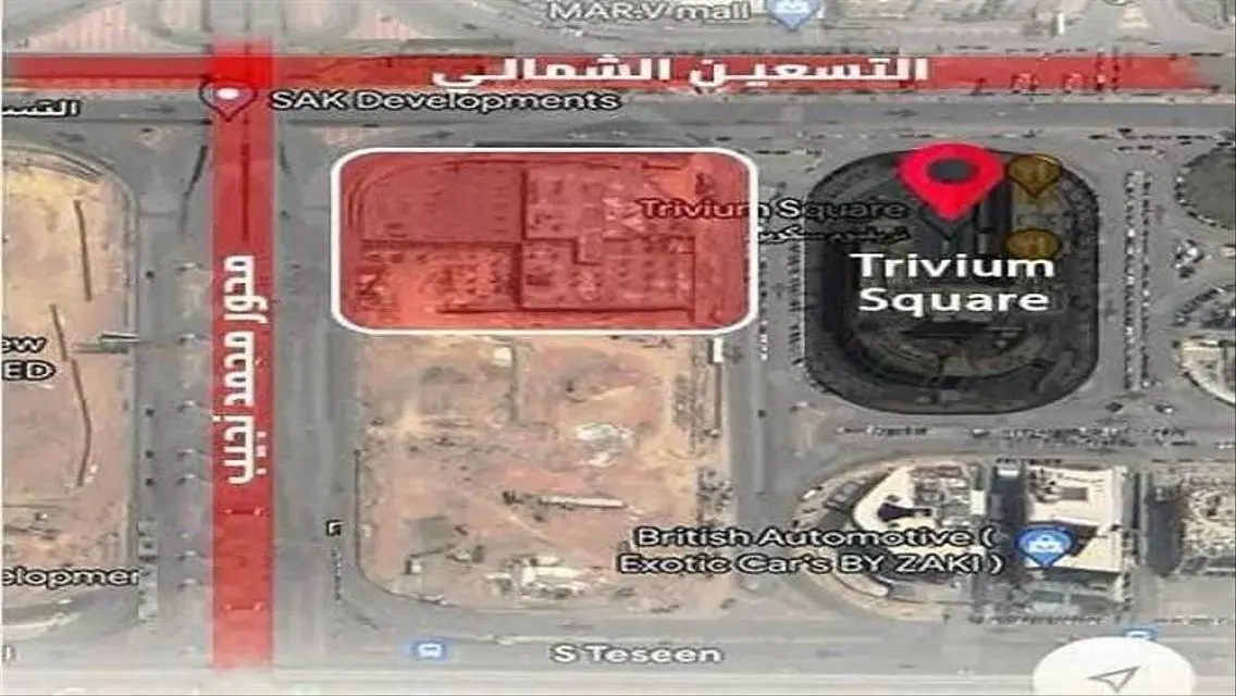 مكتب متشطب 75م لقطة ع التسعين الشمالي+قسط 10 سنين