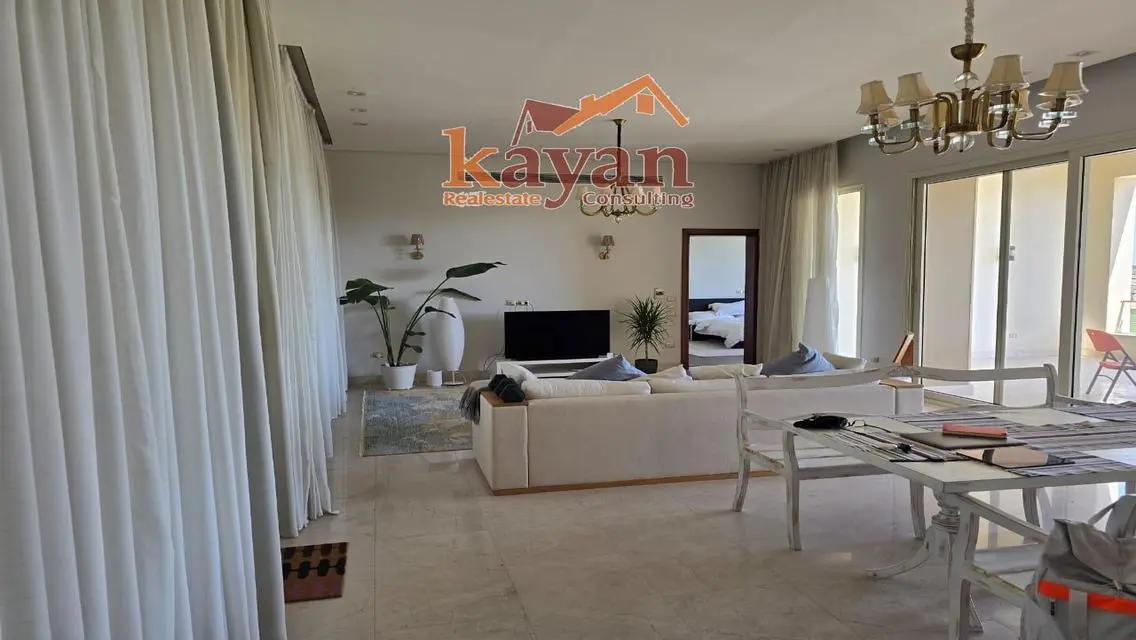 Furnished apartment, first row, golf 200 m