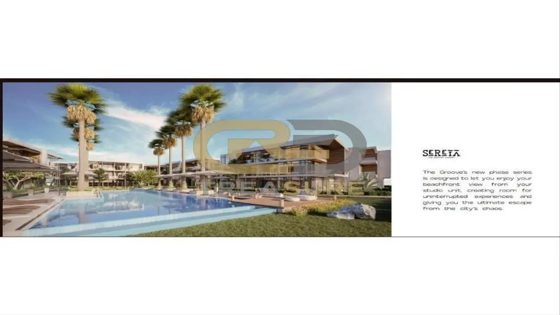 Chalet for sale in Sereia - The Groove view pool .