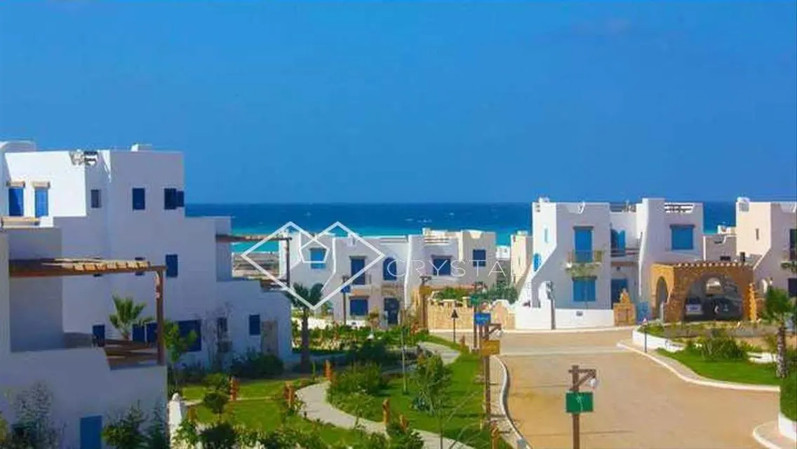 Townhouse with roof in Evia Village, prime locatio